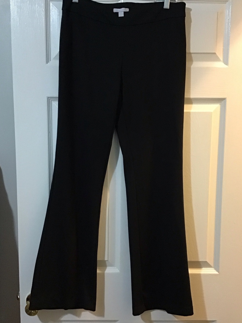 New York & Company Black Stretch Flare Pants